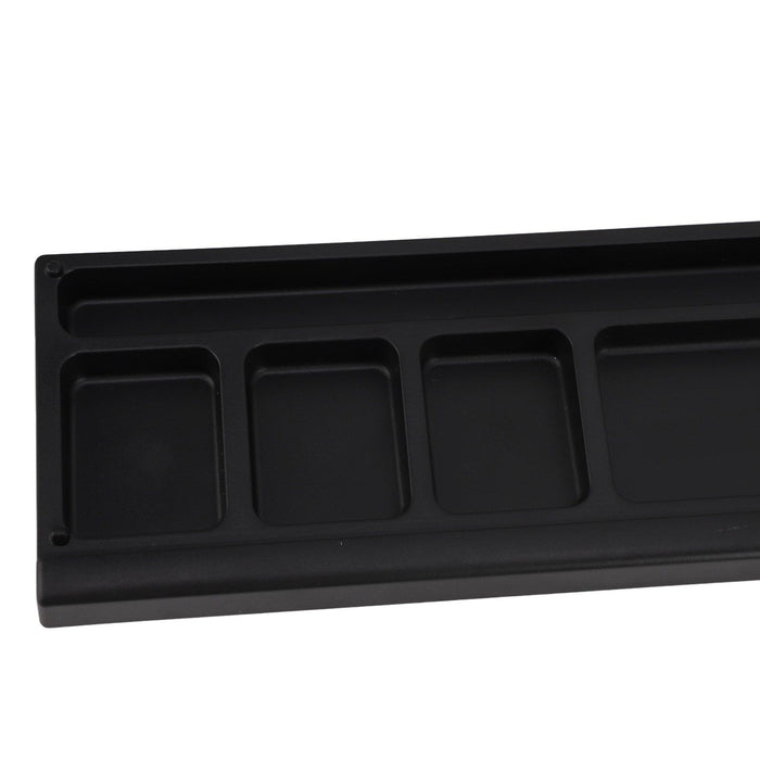 Keyboard Wrist Rest Pad Ergonomic Soft Prevent Slip Keyboard Wrist Support with Partition Storage Case for Office Black