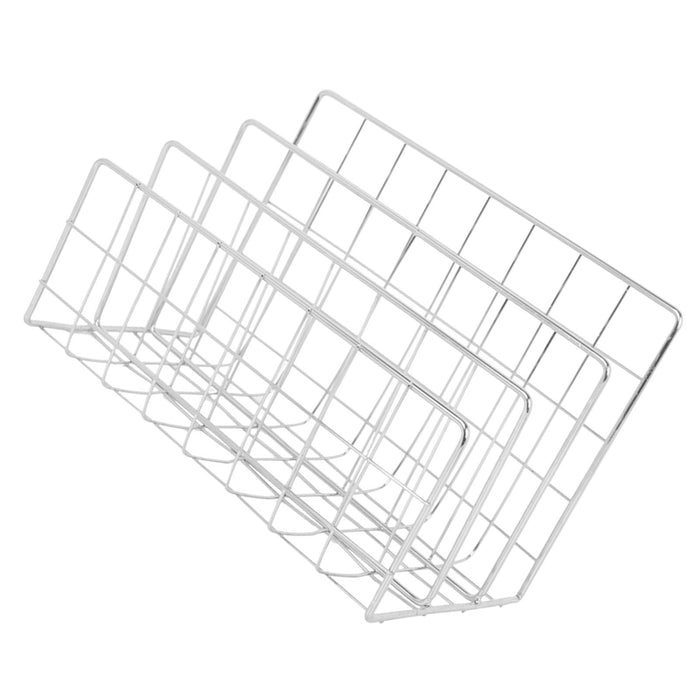 Book Sorter File Magazine Display Organizer Iron Bookend Home Decoration for Office Shelf
