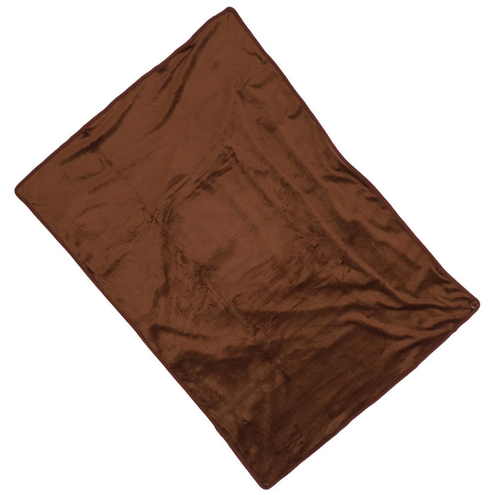Heating Blanket Multifunctional Adjustable Temperature Control USB Electric Heated Blanket Coffee Color