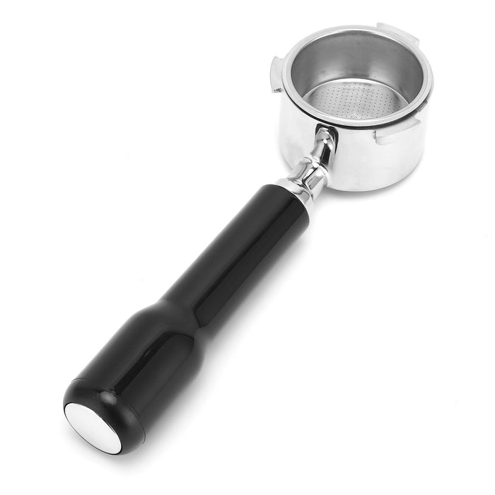 Coffee Bottomless Portafilter Stainless Steel Filter Holder Basket Replacement Tool Coffee Machine Accessory51mm Black
