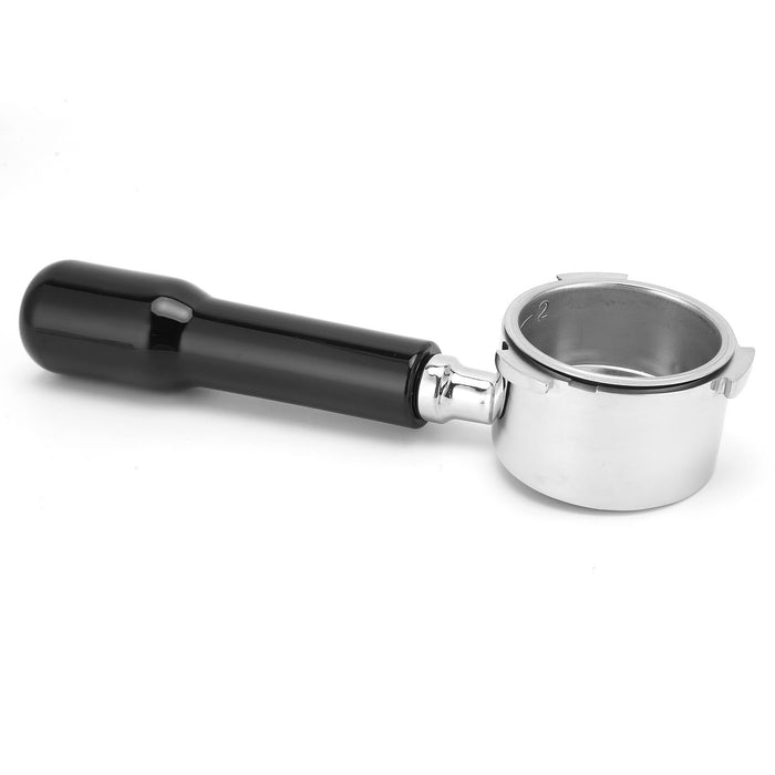 Coffee Bottomless Portafilter Stainless Steel Filter Holder Basket Replacement Tool Coffee Machine Accessory51mm Black