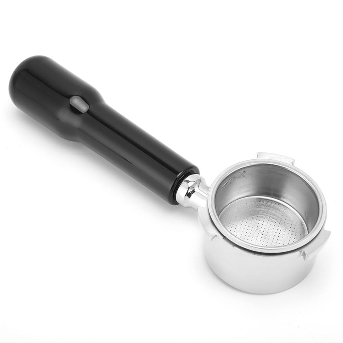 Coffee Bottomless Portafilter Stainless Steel Filter Holder Basket Replacement Tool Coffee Machine Accessory51mm Black