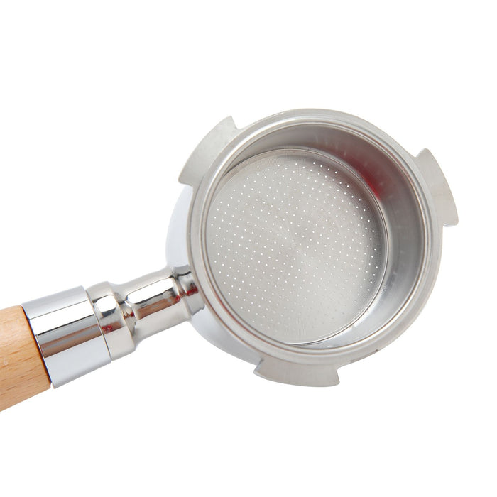 3 Ear Coffee Bottomless Portafilter Coffee Machine Handle Filter Holder for Delonghi Machine CoffeewareBeech Handle 54mm