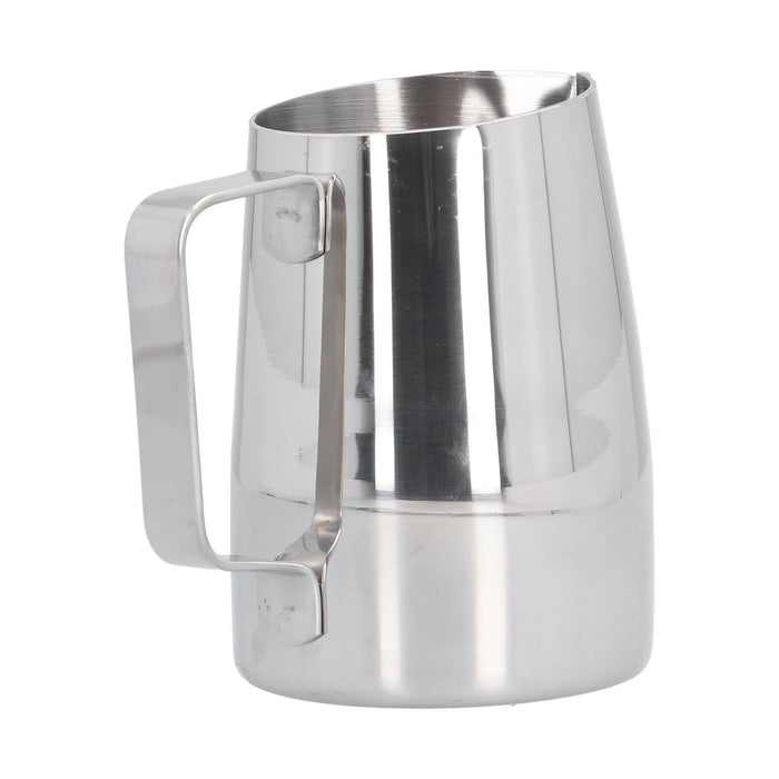 400ml 304 Stainless Steel Coffee Jug Oblique Mouth Milk Frothing Jug for Home Kitchen