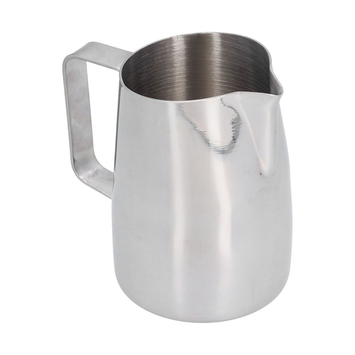 400ml 304 Stainless Steel Coffee Jug Oblique Mouth Milk Frothing Jug for Home Kitchen