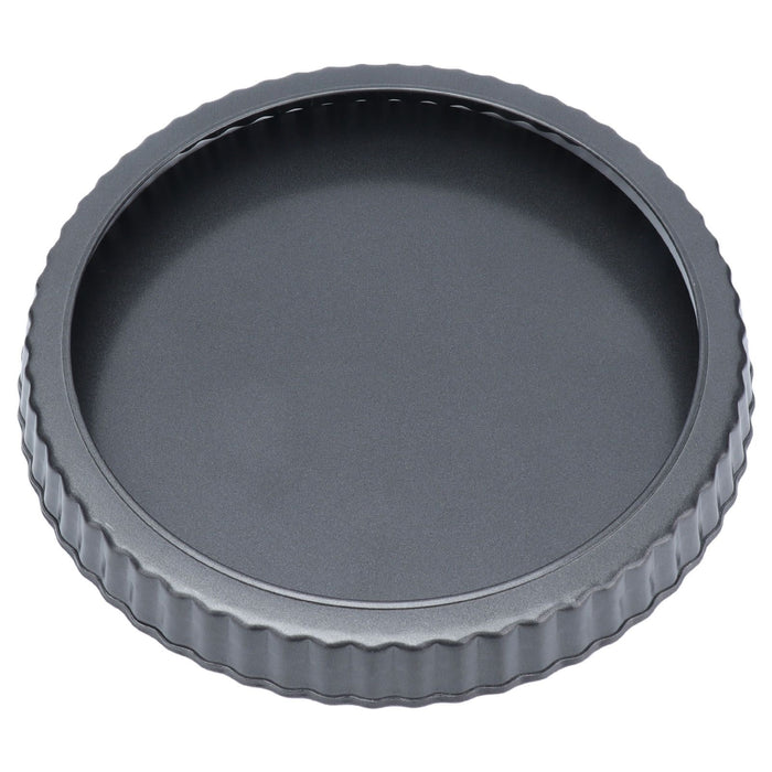 9in Bakeware Carbon Steel Baking Pan with Movable Chassis and Wavy Edge Nonstick Black for Family Baking9in Movable Chassis Pie Pan