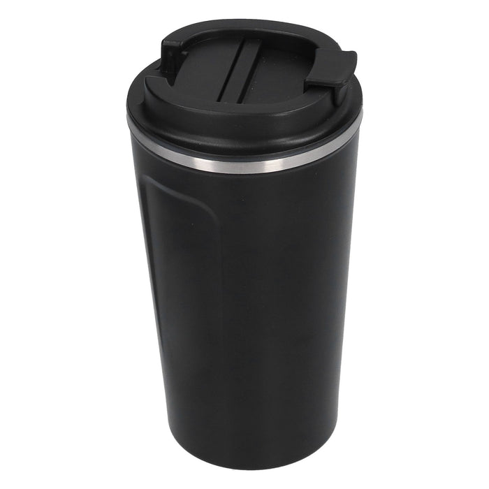 510ml Coffee Cup Double Wall Stainless Steel Insulated Coffee Mug Portable Vacuum Cup for Car Travel Black