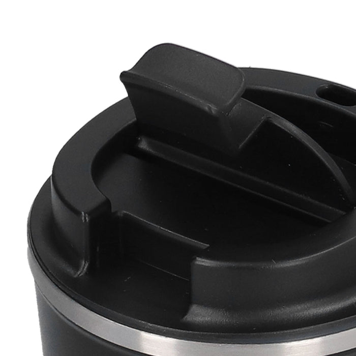 510ml Coffee Cup Double Wall Stainless Steel Insulated Coffee Mug Portable Vacuum Cup for Car Travel Black