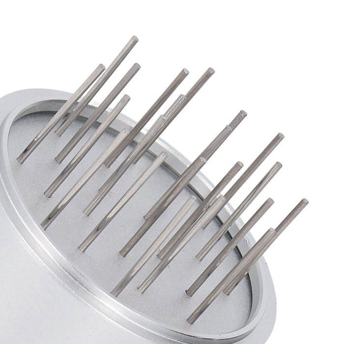 Coffee Needle Distributor with Base Effective Dispersion Rust Resistant Stainless Steel Hand Coffee Stirrer Silver 51mm/2.0in