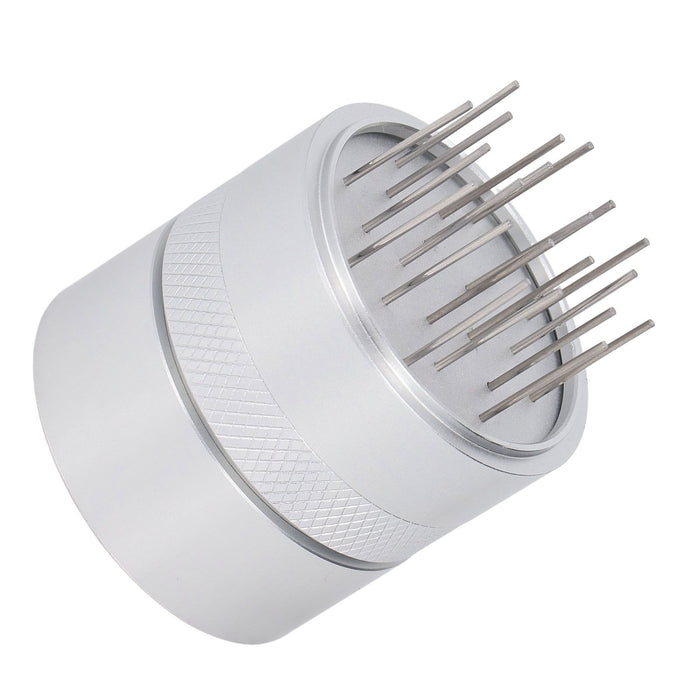 Coffee Needle Distributor with Base Effective Dispersion Rust Resistant Stainless Steel Hand Coffee Stirrer Silver 53mm/2.1in