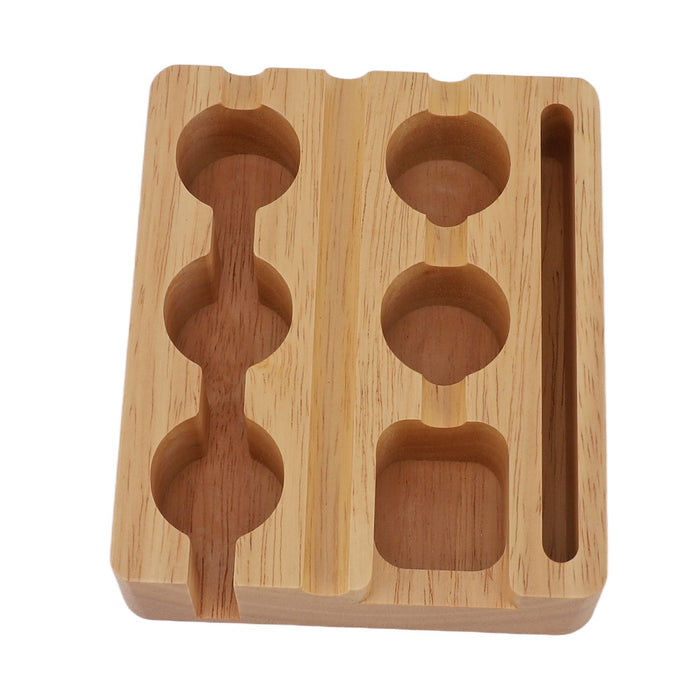 Reusable Coffee Capsule Refill Kit 60PCS 37mm Aluminum Foil Seals Lid with Wooden Holder Brush Spoon for Nespresso Original Coffee Pods