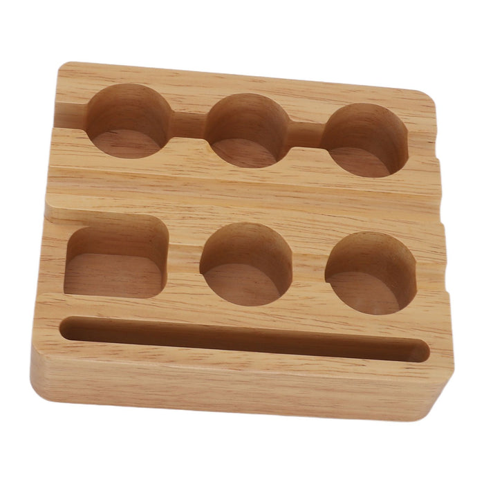 Reusable Coffee Capsule Refill Kit 60PCS 37mm Aluminum Foil Seals Lid with Wooden Holder Brush Spoon for Nespresso Original Coffee Pods