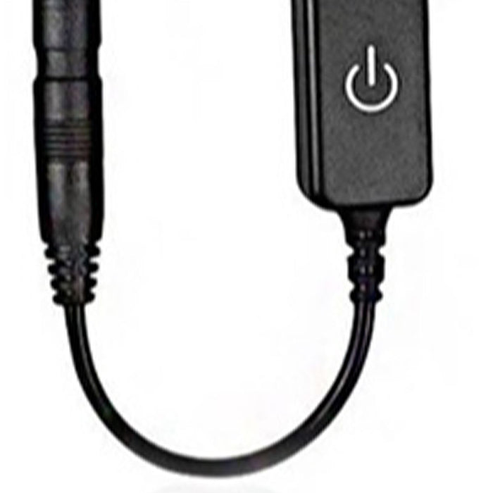 12‑24V 4A Mini LED Dimmer Touch Switch Single Color Light Emitting Diode Strip Light Brightness Controller On Off Switch Black