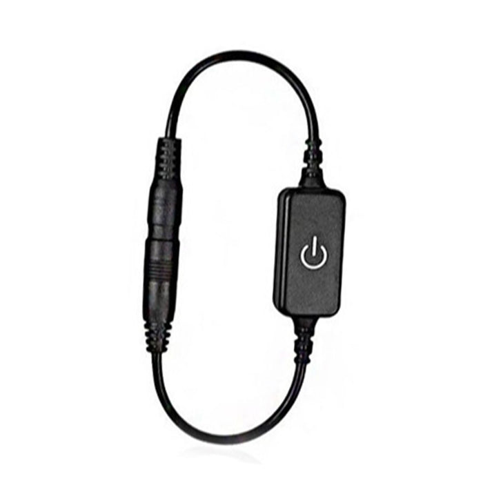 12‑24V 4A Mini LED Dimmer Touch Switch Single Color Light Emitting Diode Strip Light Brightness Controller On Off Switch Black