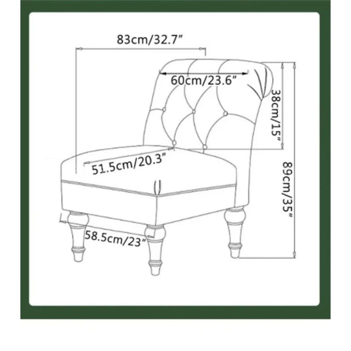 Armless Accent Chair Cover Knitted Stretch  Chair Couch  Removable Washable Furniture Protector Covers for Living Room Bedroom Hotel (Light Grey)
