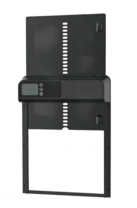 CARLA HOME Automatic Chicken Coop Door with Timer & LCD Screen, Anti-Pinch Safety, Easy Battery Operation & Weatherproof for Outdoor Coops