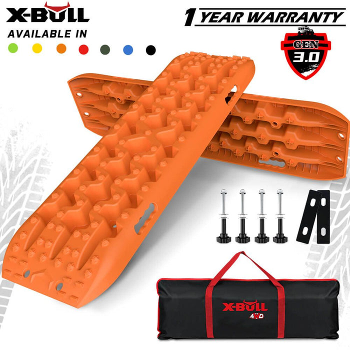 X-BULL Winch Recovery Kit with Recovery Tracks Boards Gen 3.0 Snatch Strap Off Road 4WD