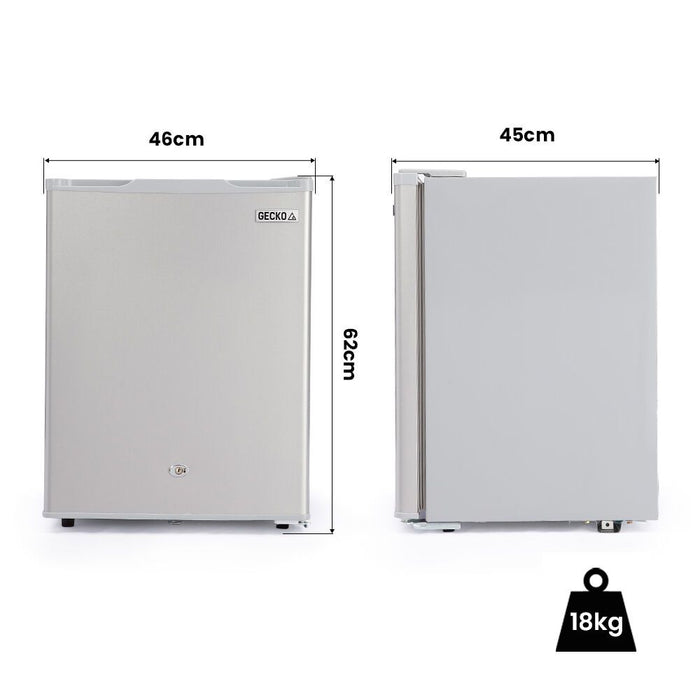 GECKO 70L Portable Fridge Freezer for Car Camping Caravans Fridges Refrigerator Cooler 12V/24V/240V