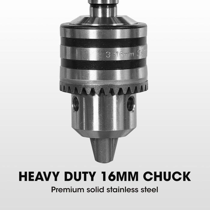 Baumr-AG 600W 12" Pedestal Bench Drill Press, 12 Speeds, 16mm Chuck (DP17)