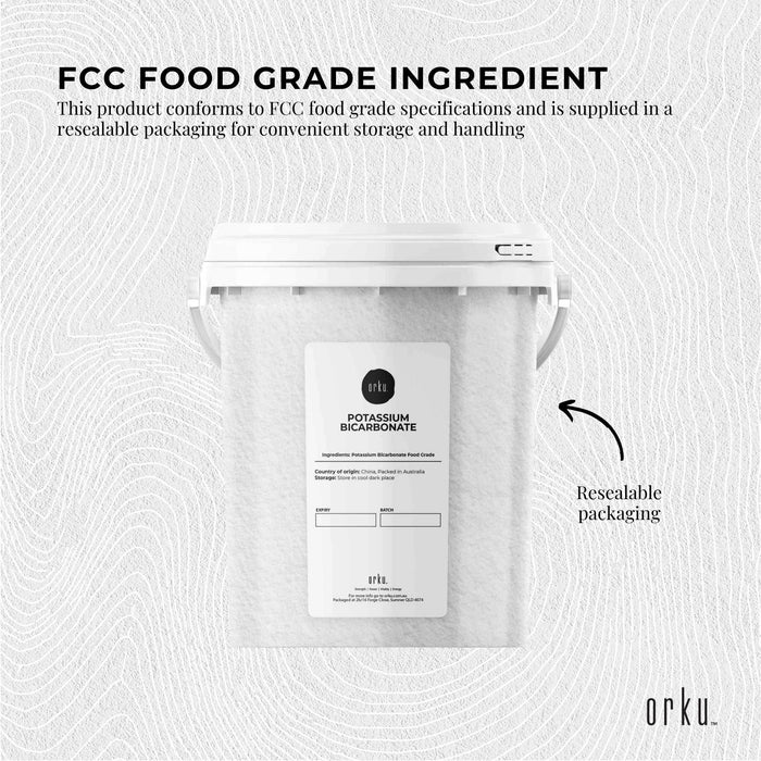 1.3Kg Organic Potassium Bicarbonate Powder Tub Food Grade FCC for Brewing Baking