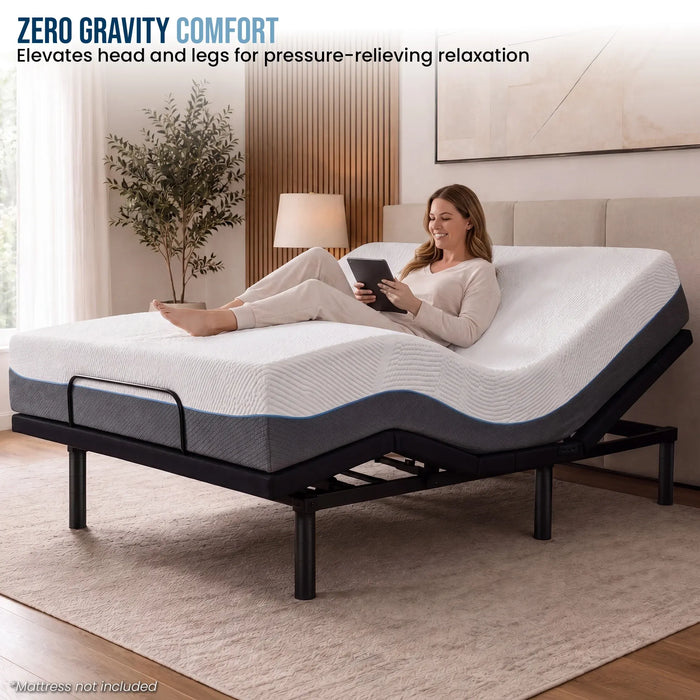 Therapedic Kinetic Advance Adjustable Double Bed Base with Head Tilt