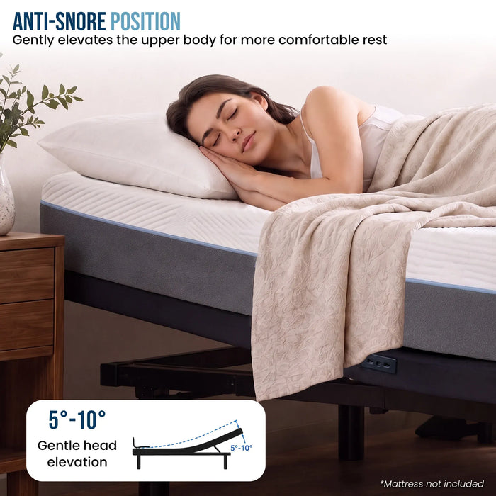 Therapedic Kinetic Advance Adjustable Double Bed Base with Head Tilt