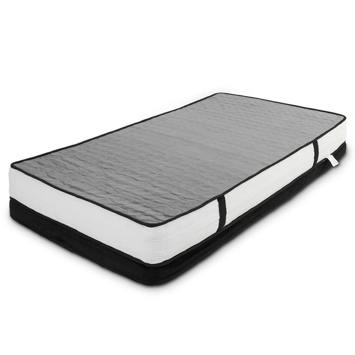 Laura Hill Single Mattress Bed Size Euro Top 5 Zone Spring Foam 32cm