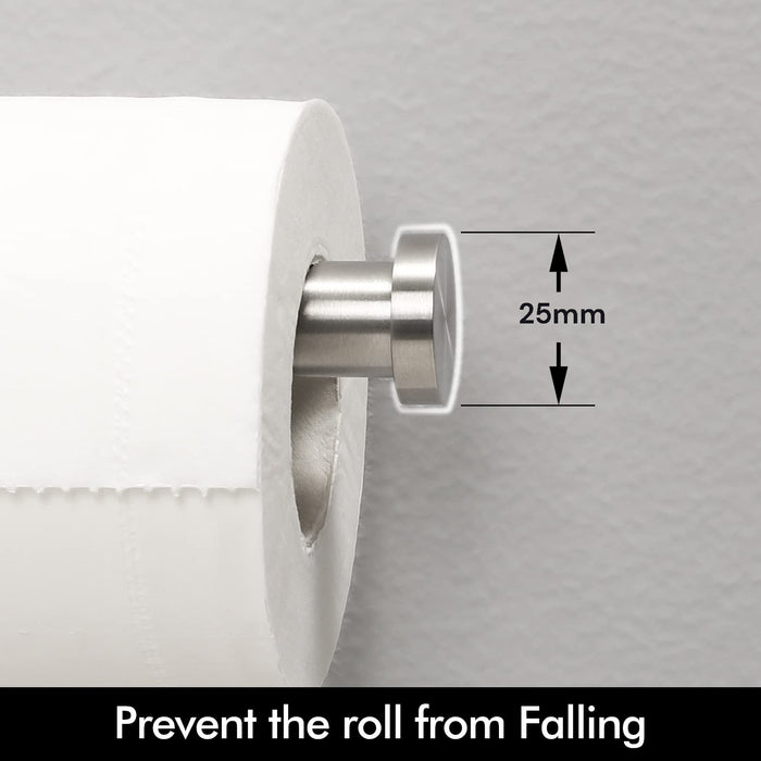 Toilet Paper Holder Bathroom Paper Roll Holder Roll Holder brushed Silver Wall Mount 304