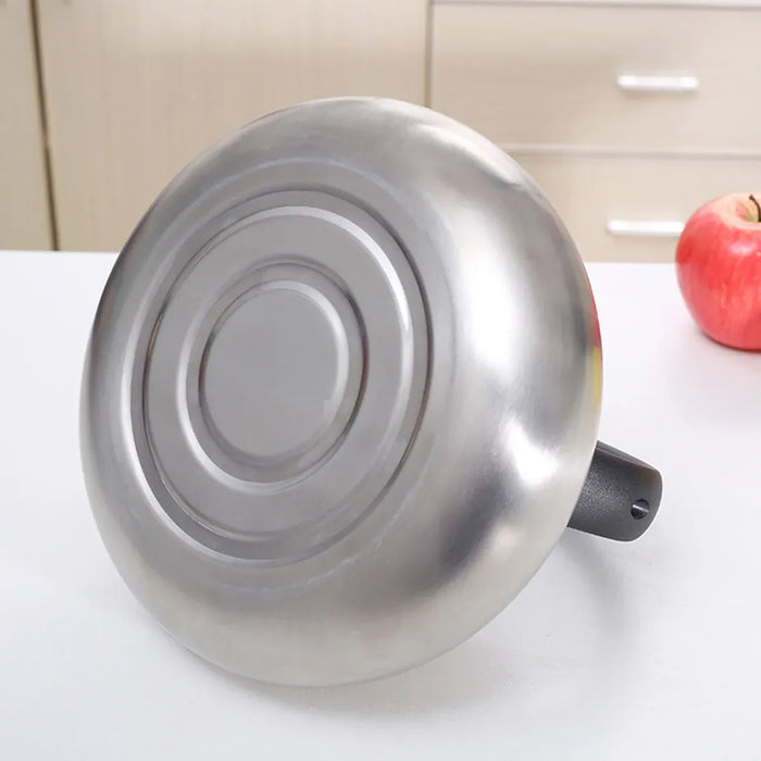 Stainless Steel Whistling Kettle 3L Matte Silver Stove Top Induction Gas Teapot