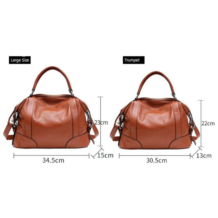 Royal Blue Single Shoulder Leather Messenger Bag For Women S