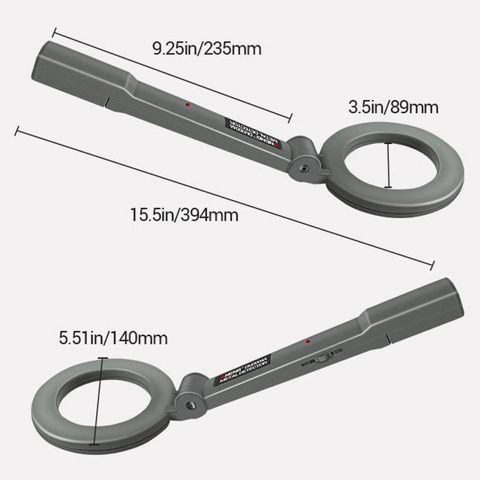 High-precision Handheld Metal Detector for Airport Scanning