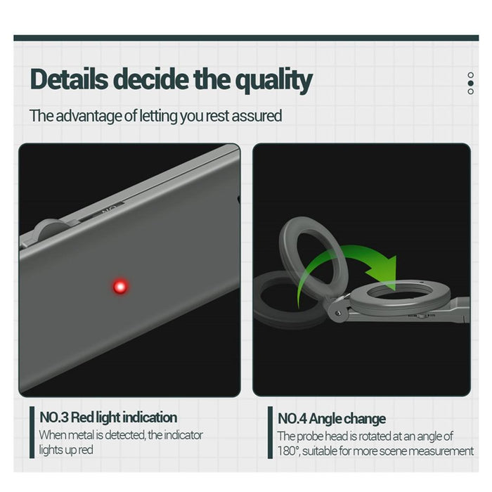 High-precision Handheld Metal Detector for Airport Scanning