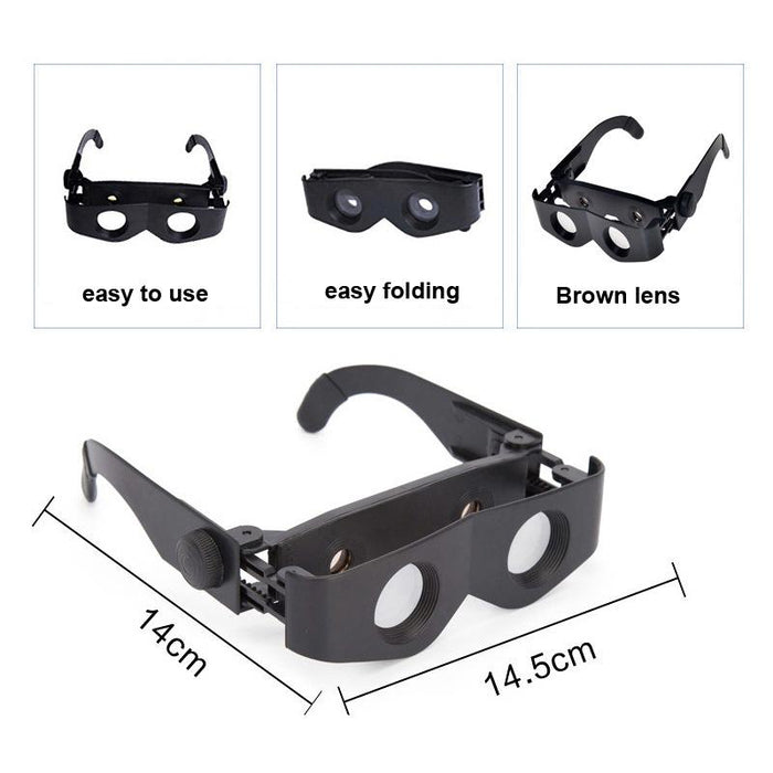 Hd Outdoor Fishing Binoculars With Magnifier - Compact Telescope
