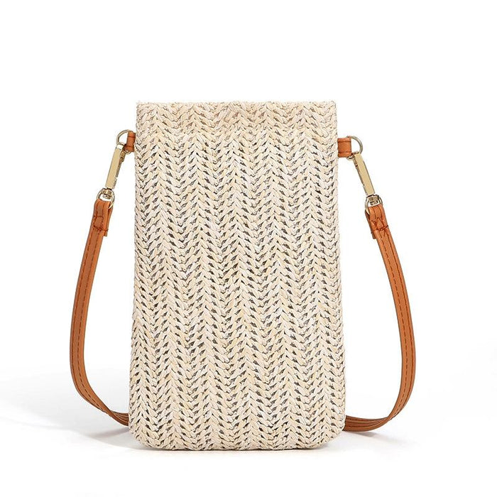 Beach Bag One Shoulder Straw Purse For Summer Fun