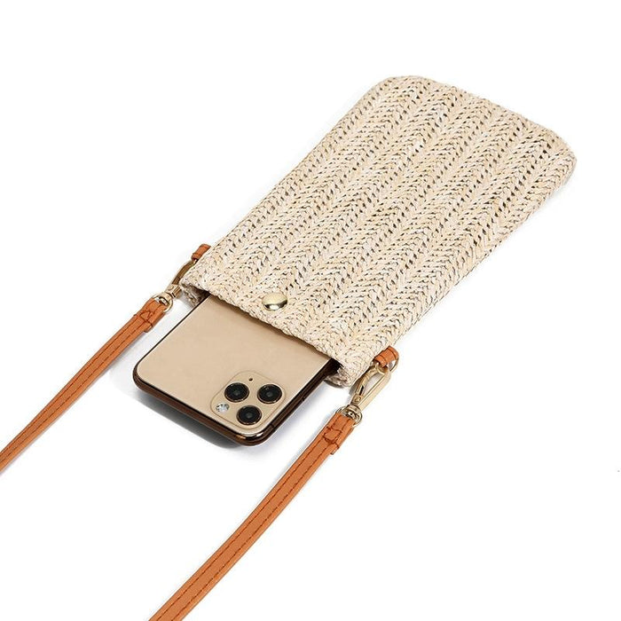 Beach Bag One Shoulder Straw Purse For Summer Fun