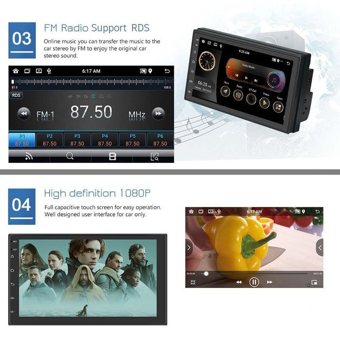 9 Inch Android Wifi Car Navigation Player 2 + 32G Universal Reversing Video Standard + 4Lights Camera