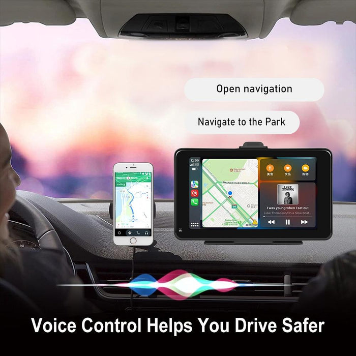 7 Inch Hd Smart Screen With Wireless Carplay & Android Auto + Camera