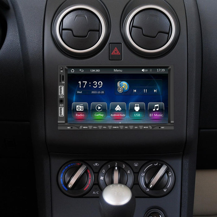 7 Inch Car Mp5 Player Carplay / Android Auto / Mirror Link / Bluetooth - Standard - With 12-Light Camera