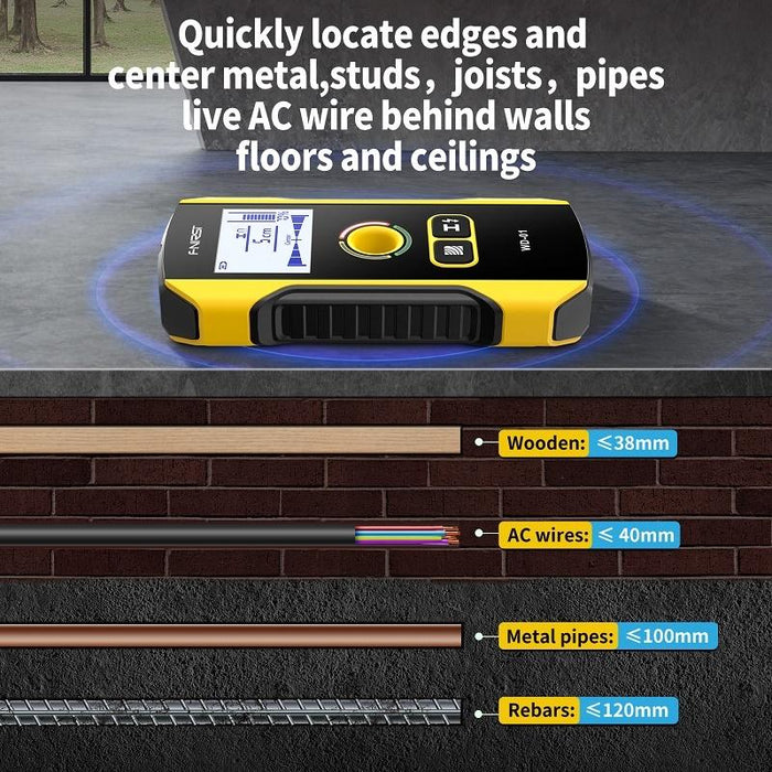 Multifunctional Wall Wire Detector - Load-bearing Dark Line Scanner