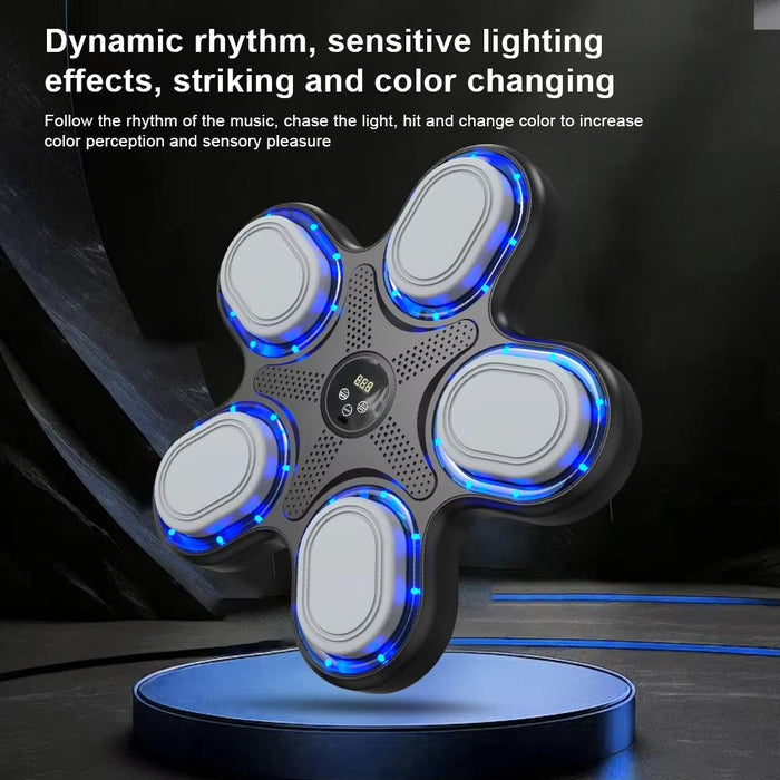 Bluetooth Music Boxing Machine With Adult Gloves - Reaction Training - With Mma Gloves