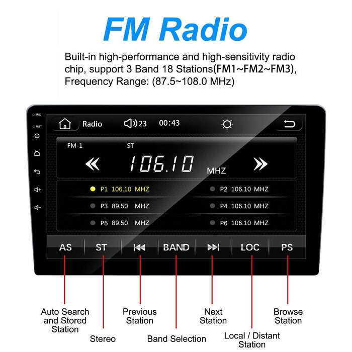 7 Inch Carplay Mp5 Player + 12 Light Camera - C7001