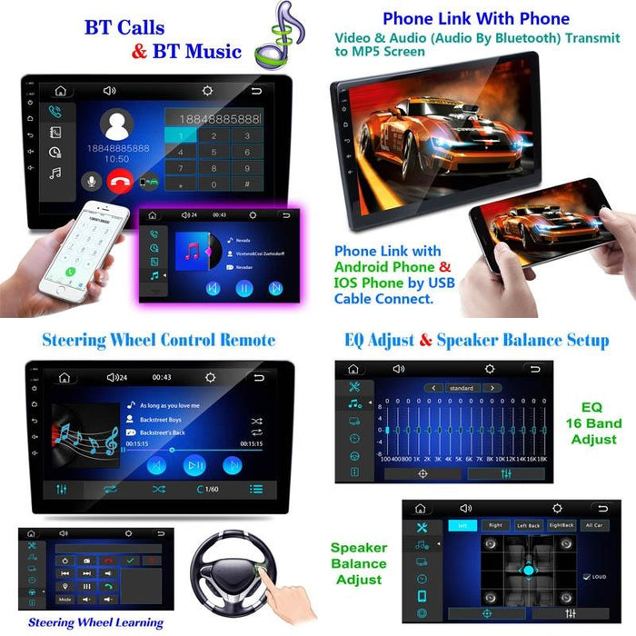 7 Inch Carplay Mp5 Player + 12 Light Camera - C7001