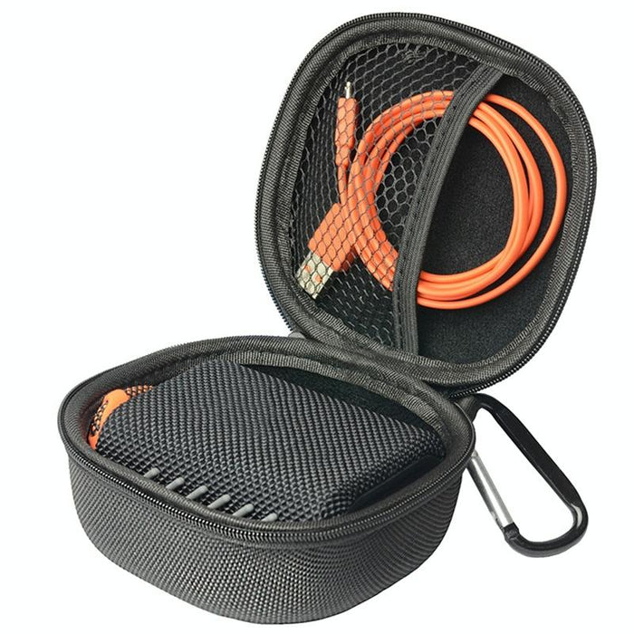 Protective Case for Jbl Go4 Bluetooth Speaker - Portable Storage Bag Black - Black Carbon Fiber