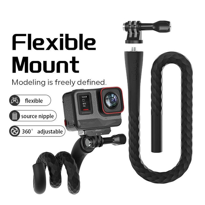 Flexible Octopus Stand for Sports Camera Vlogging - Cycling Accessory