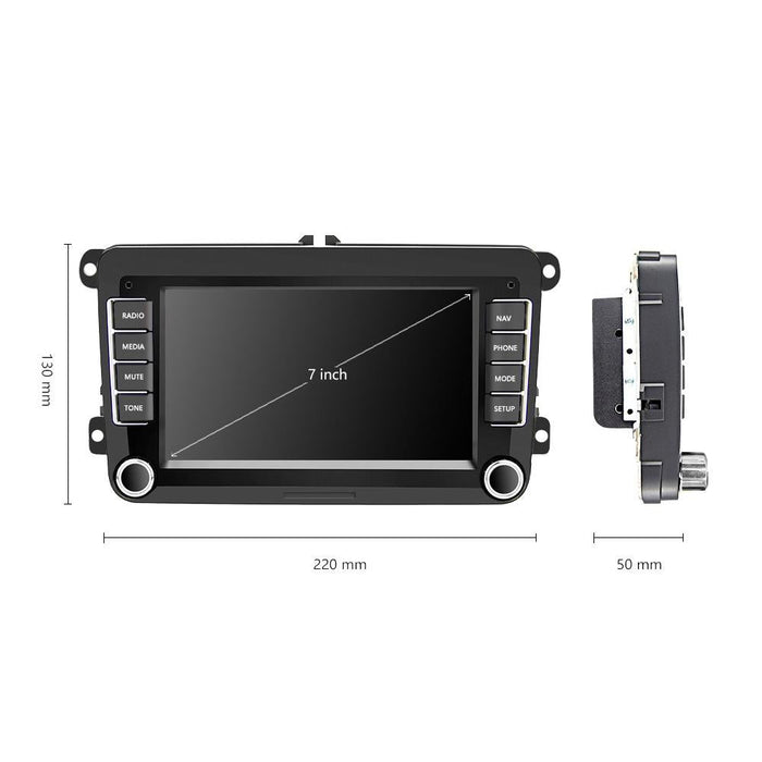 7 Inch Android Car Navigation Player + Wireless Carplay - 2 + 32G + Ahd Camera