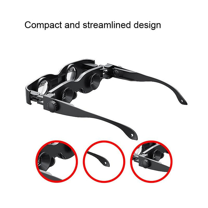 Adjustable Focus Fishing Binoculars with Tricolour Lens - 3x Magnification