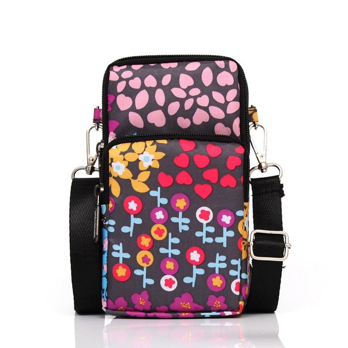 Animal Park Mini Crossbody Phone Wallet With Arm Band - Small Tree Bud