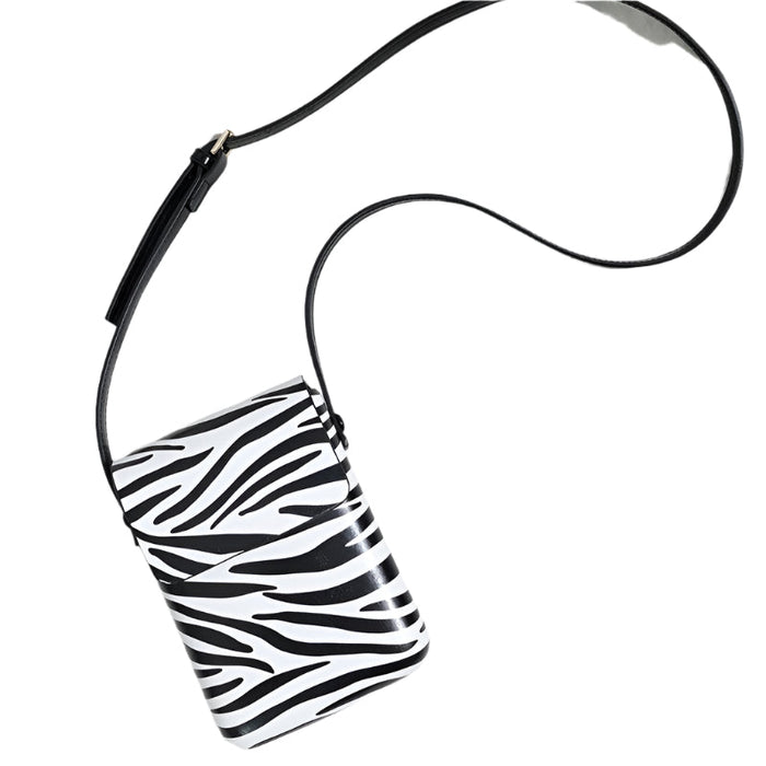 Zebra Pattern Crossbody Phone Bag Versatile & Fashionable