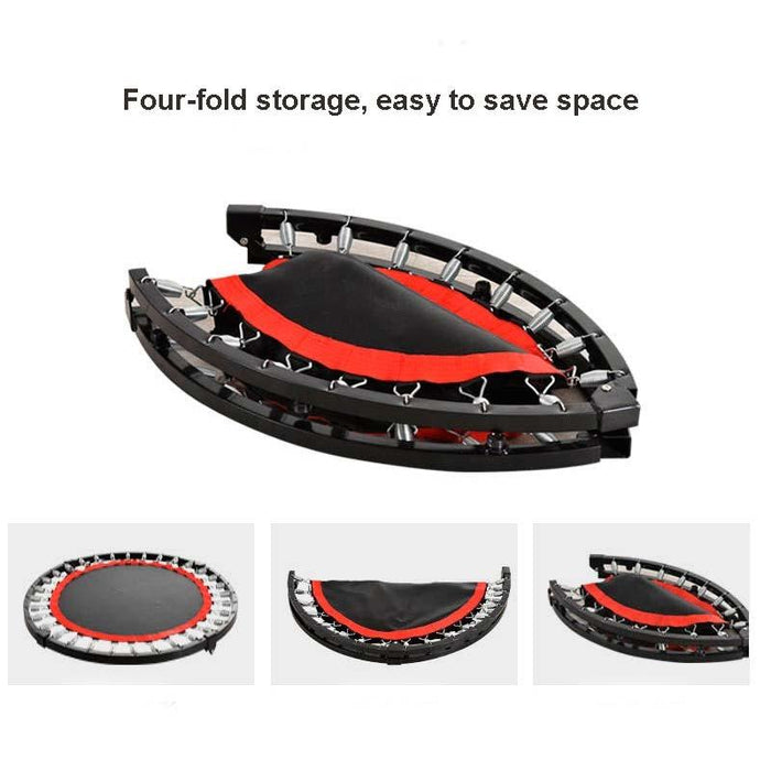 40 Inch Trampoline Gym Home Children Indoor Bounce Bed With Handrails