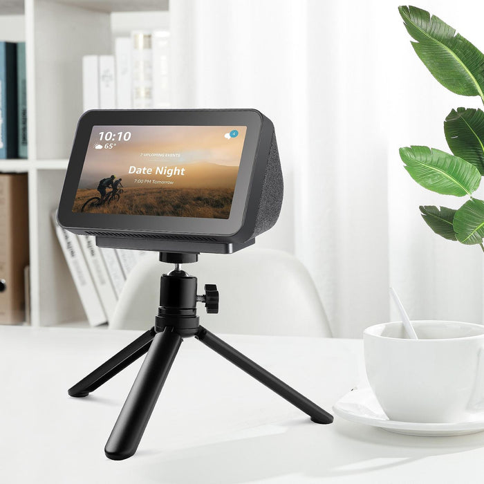Echo Show 8 Smart Speaker With 360 Degree Rotating Holder Set